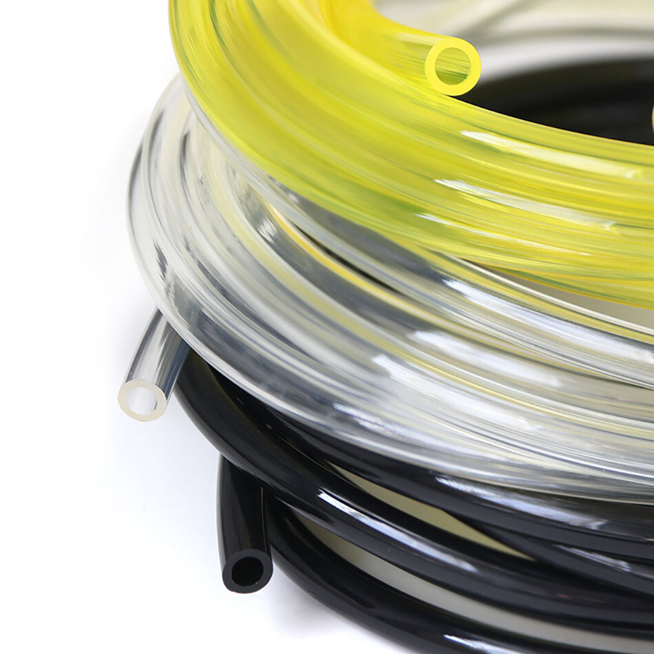 Yellow/Clear/Black Petrol Fuel Gas Line Hose Pipe Trimmer Chainsaw Blower Engine
