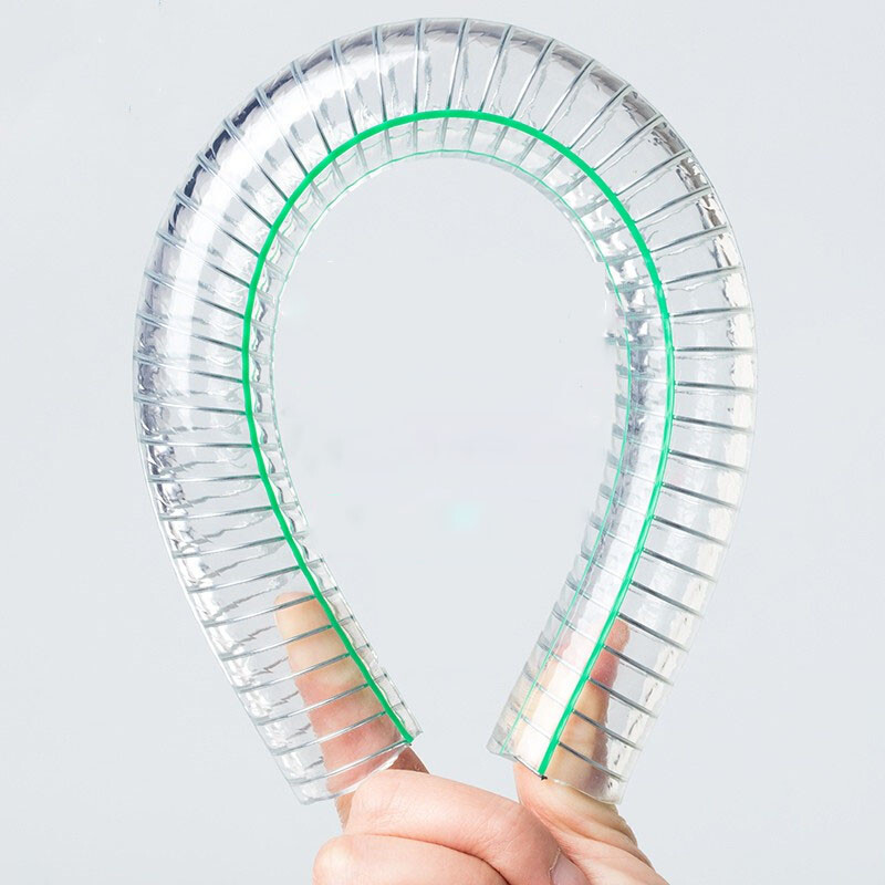 Heavy Duty Braided Wire Reinforced Clear Flexible PVC Hose Pipe – Water Air Fuel