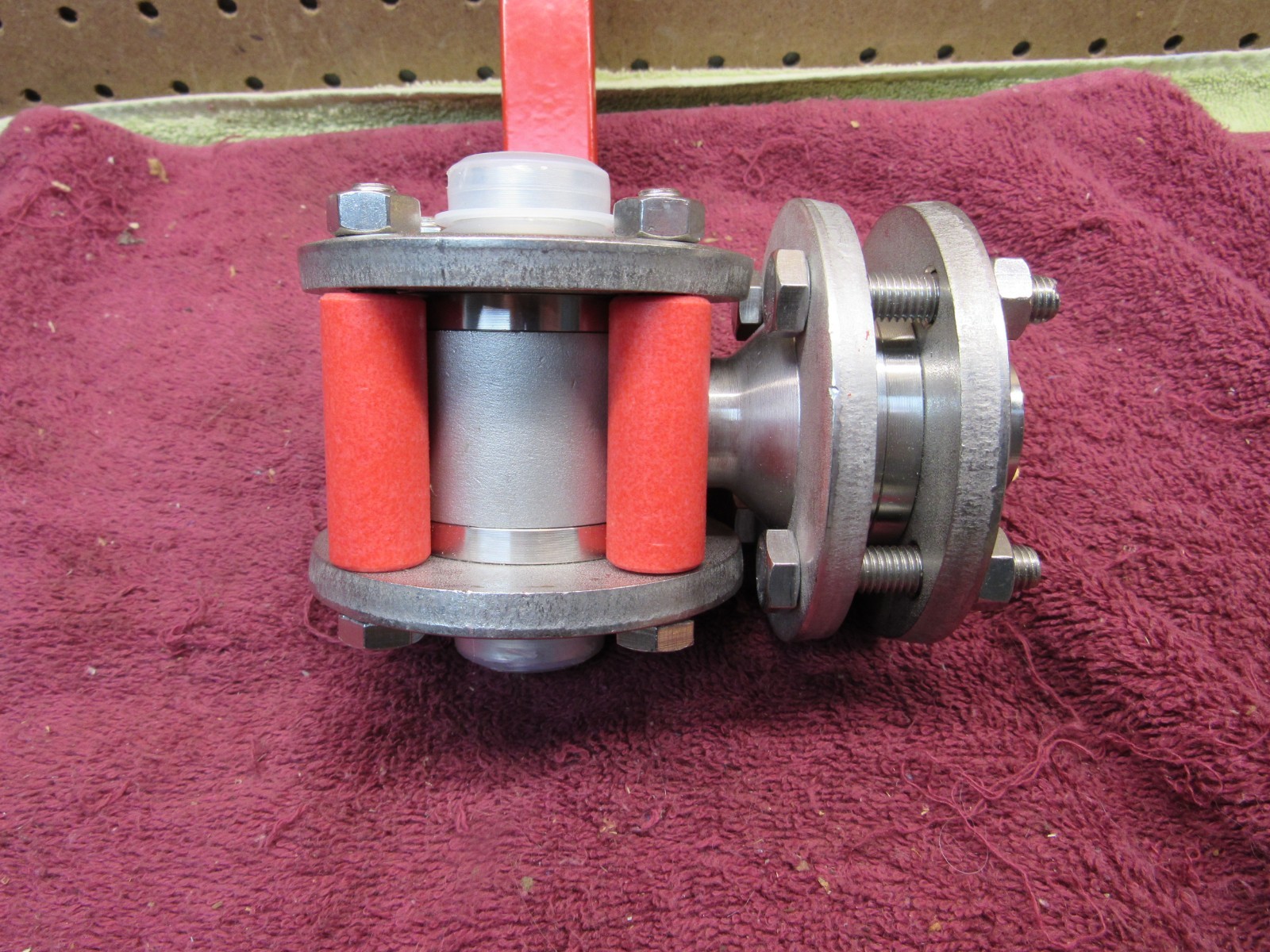 MECA-INOX PN100 PI20/PR25 HF 8505 SS BALL VALVE SHUTOFF MH 1.4409