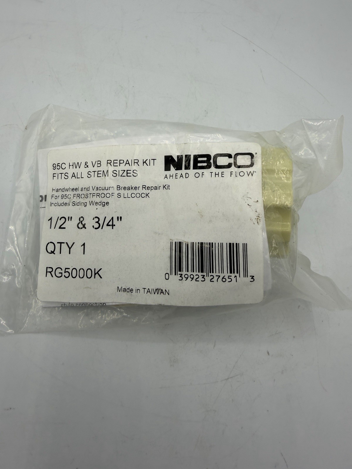 NIBCO RG5000K 95C Frost-Proof Sillcock Hardware Repair Kit, Screw, Siding Wedge,