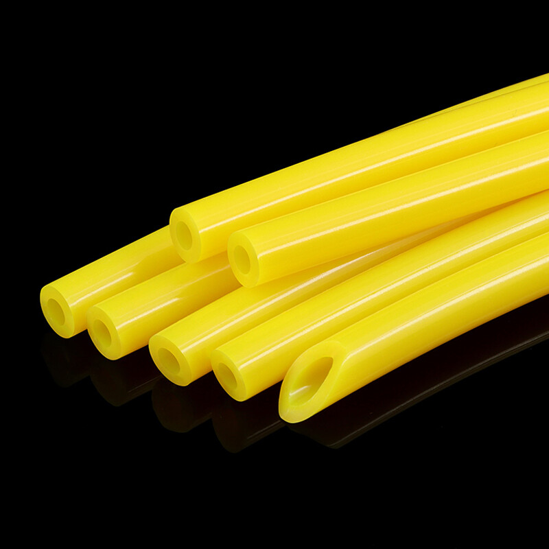 Yellow Silicone Tube Food Grade Beer Milk Flexible Hose Pipe Soft Rubber 1-25mm
