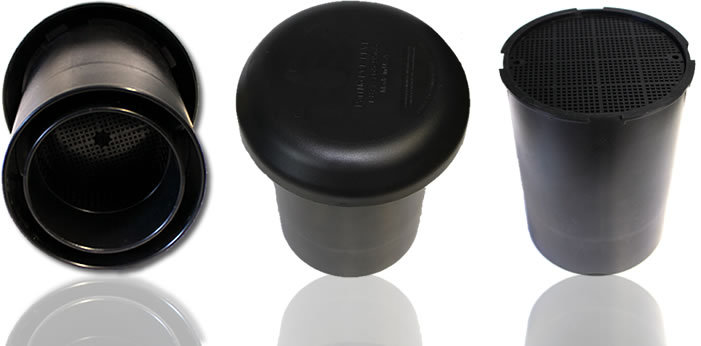 3″ & 4″ SEPTIC & SEWER ODOR VENT PIPE FILTER FOR ROOF VENT- STOP SEPTIC ODOR NOW