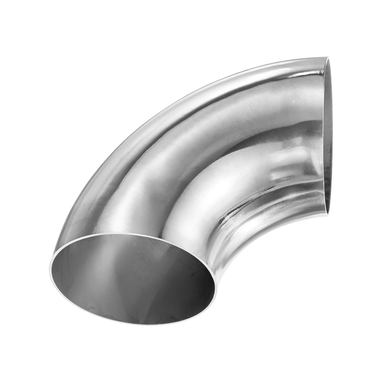 OD 3.5 Inch 90 Degree Mandrel Bend Elbow, Thicken 1.5 mm Height 140 mm