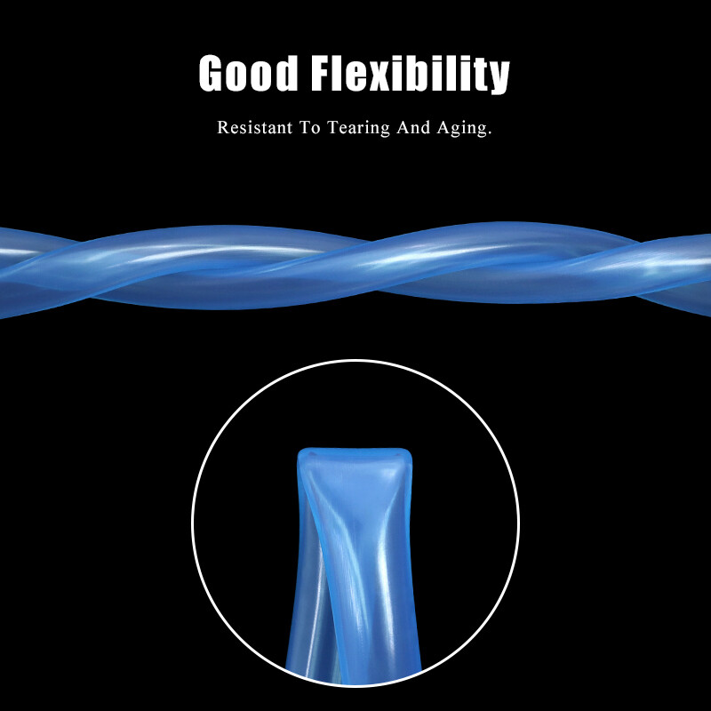 Sky Blue Silicone Tube Food Grade Beer Milk Flexible Hose Pipe Soft Rubber 2-6mm