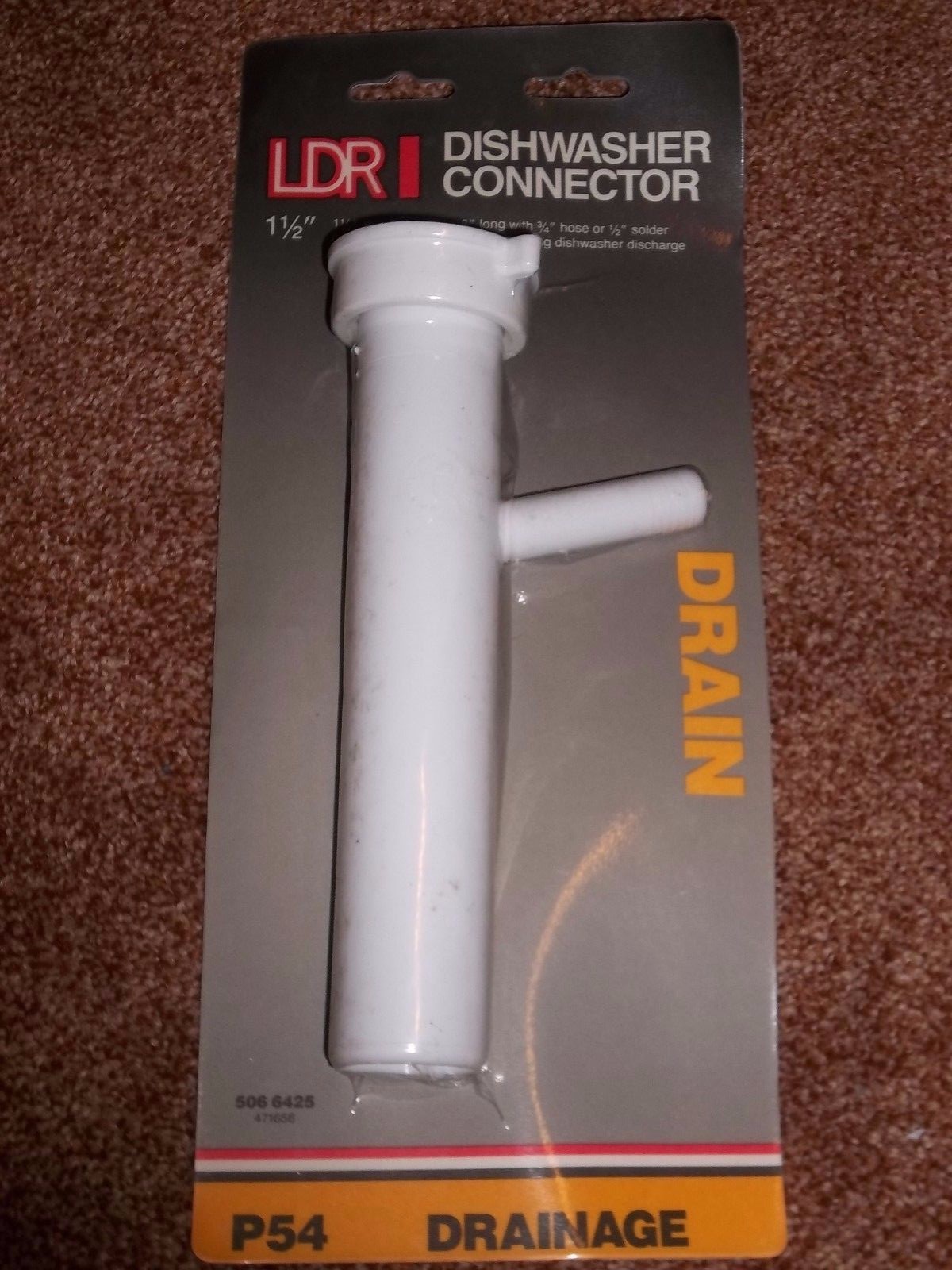 LDR MODEL #PF44 FLEXABLE COUPLER & ELBOW 1 1/4 OR 1’NIP