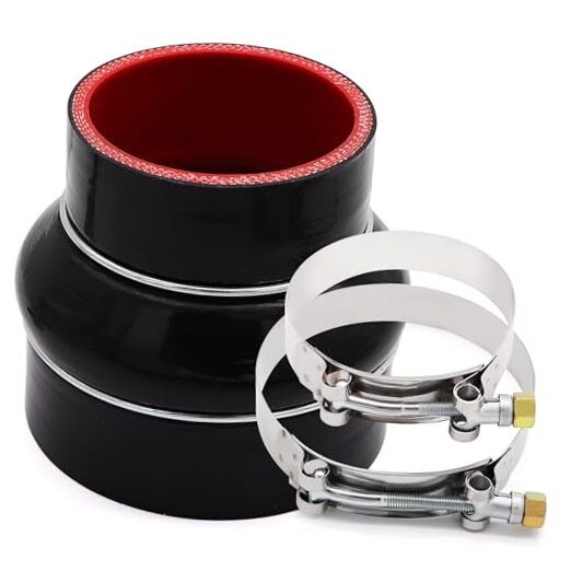 High Performance Straight Silicone Hump Coupler Reducer ID 3 to 4 Inch 4 ID3-4″