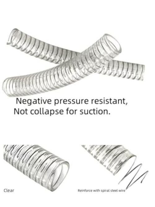 Wire Reinforced Hose 1-1/2″ID(1.5″)×1 1-1/2″ID(38×44mm) × 1-3/4”OD 16.4FT
