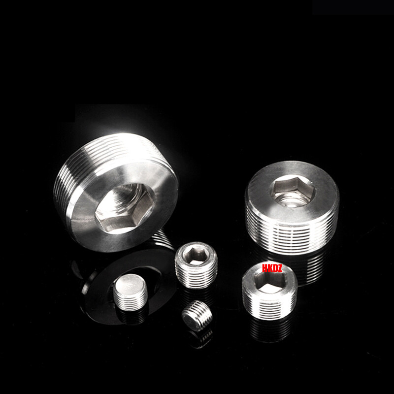 1/8″~2″ BSP 304 Stainless Steel Internal Hexagon Male Blanking Plug Stop End Cap