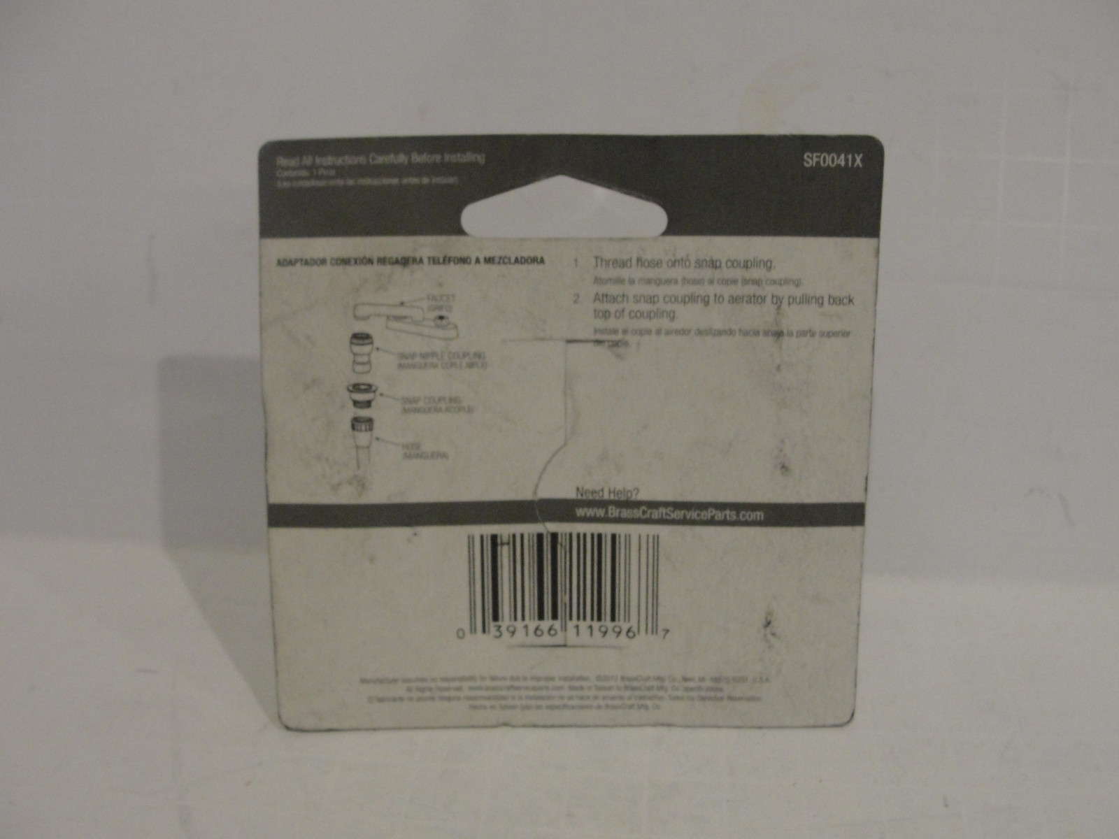 Brasscraft sf0041x 1/2 -Inch Male Iron Pipe Size x Small Diameter