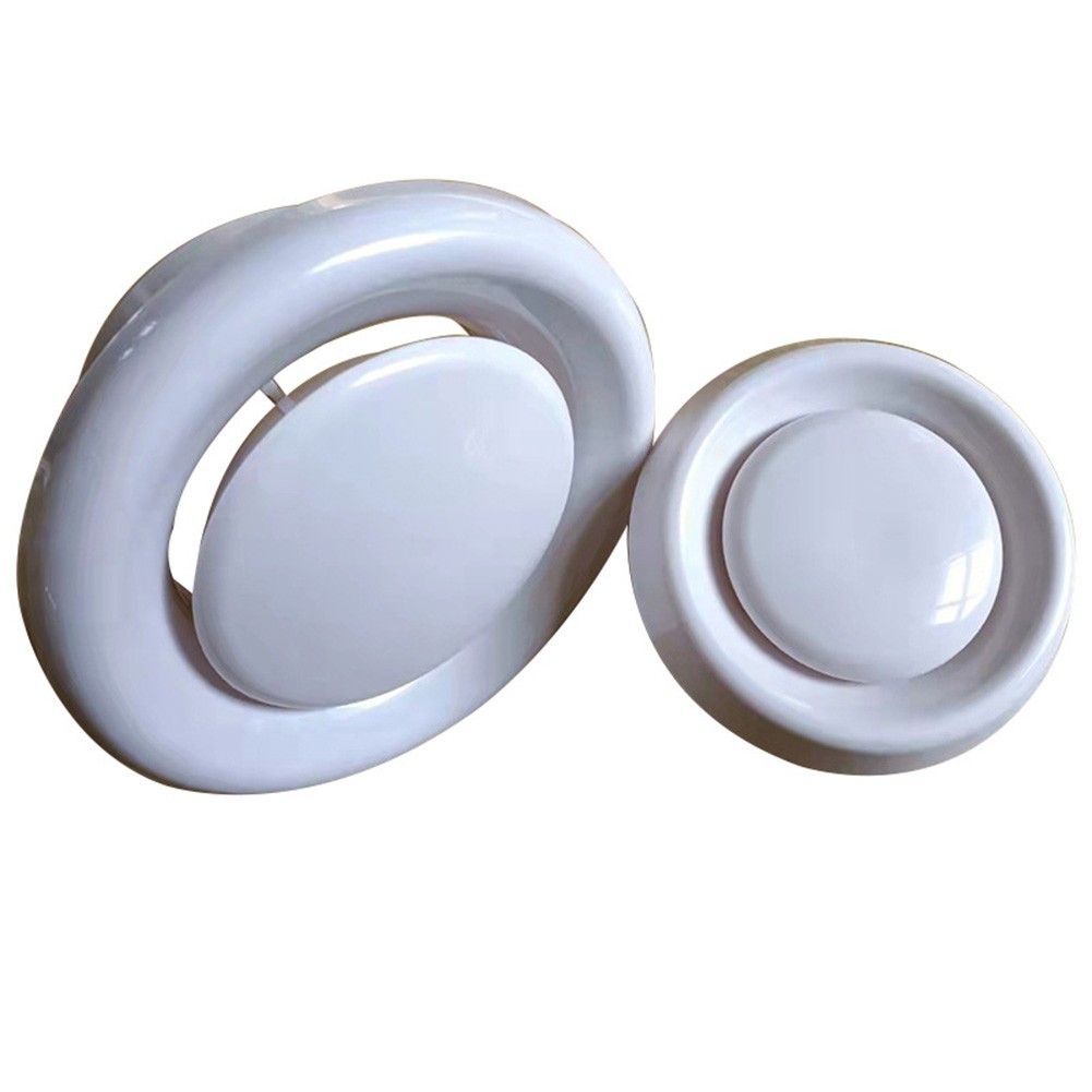 Modern White ABS Ceiling Air Vent for Bathroom Extractor Fan 6inch Size