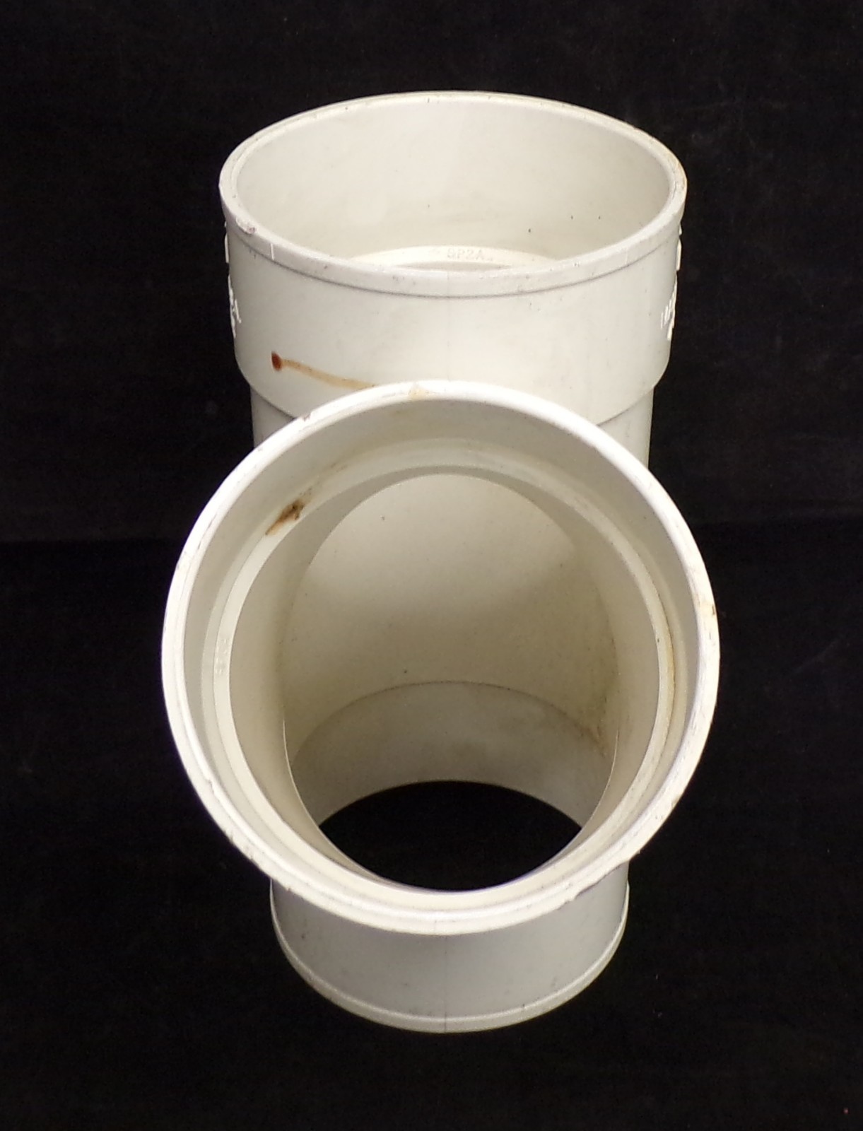 SEWER AND DRAIN REDUCING PIPE, 4″ 45 DEGREE PVCI, D-3034PSM, 3322, D-2729