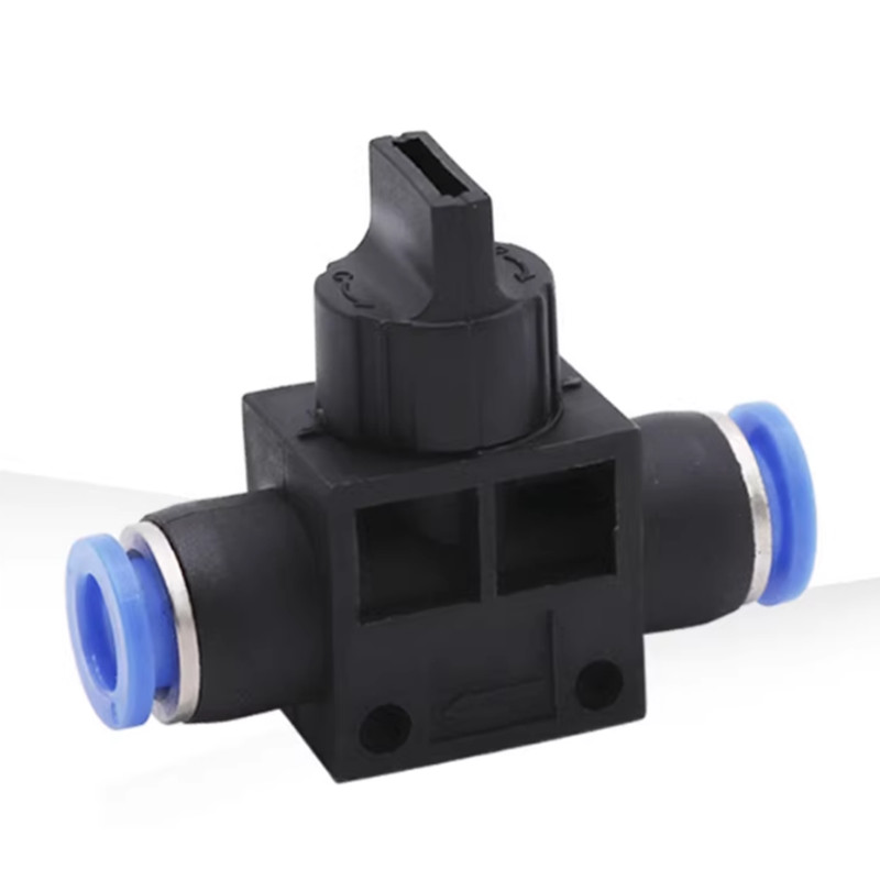 Nylon Pneumatic Control BALL VALVE Hose Tube Inline Push Fit Connector Air Line
