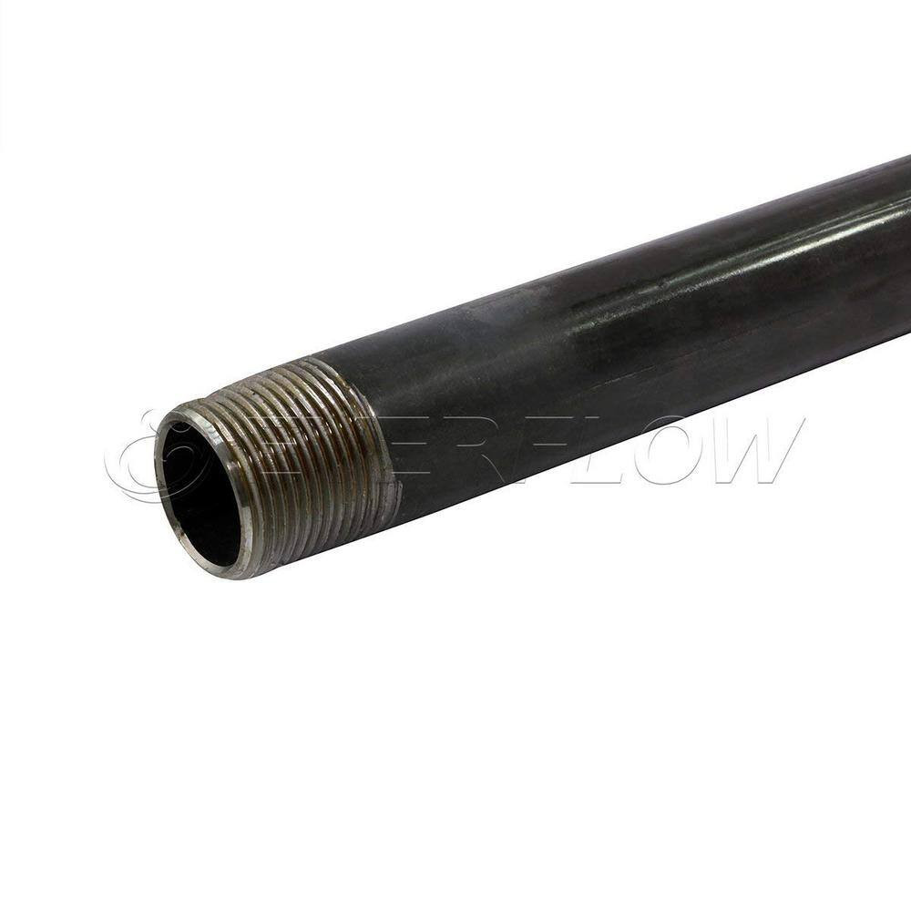 3/8 In. X 1.5 Ft. Black Steel Pipe