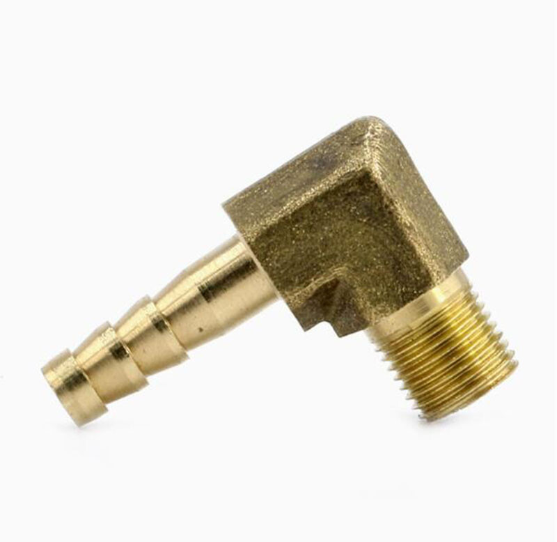 Brass BSP Thread Male 90 Degree Elbow Hose Tail Pipe Water Fittings Connectors