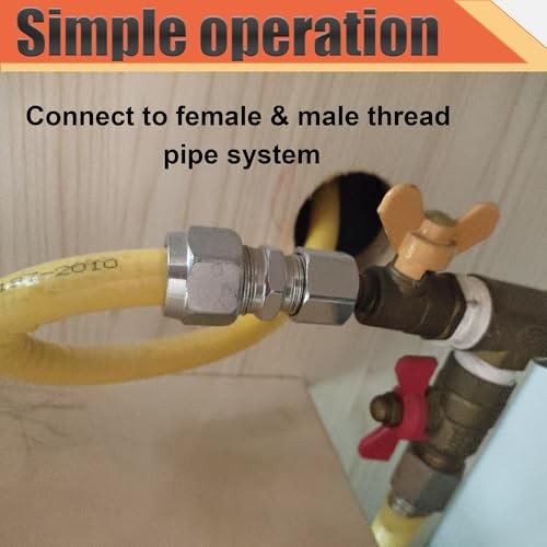 1/2” Male x 1/4″Male NPT Threaded Reducing Nipple Pipe Fitting 1/2”-1/4”
