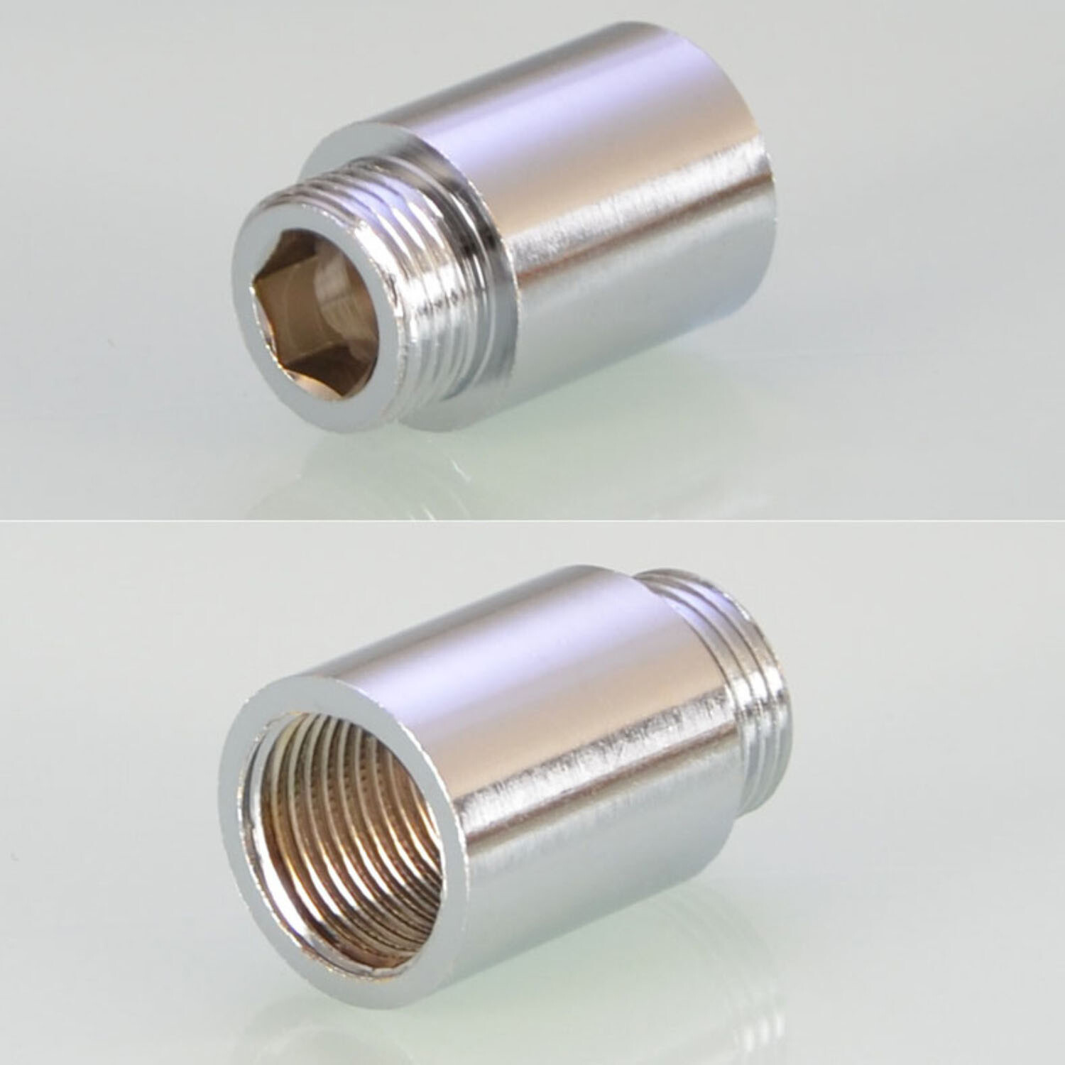 1/2″ BSP Extension Pipe Female x Male Chrome Plated Brass Length 10mm to 500mm