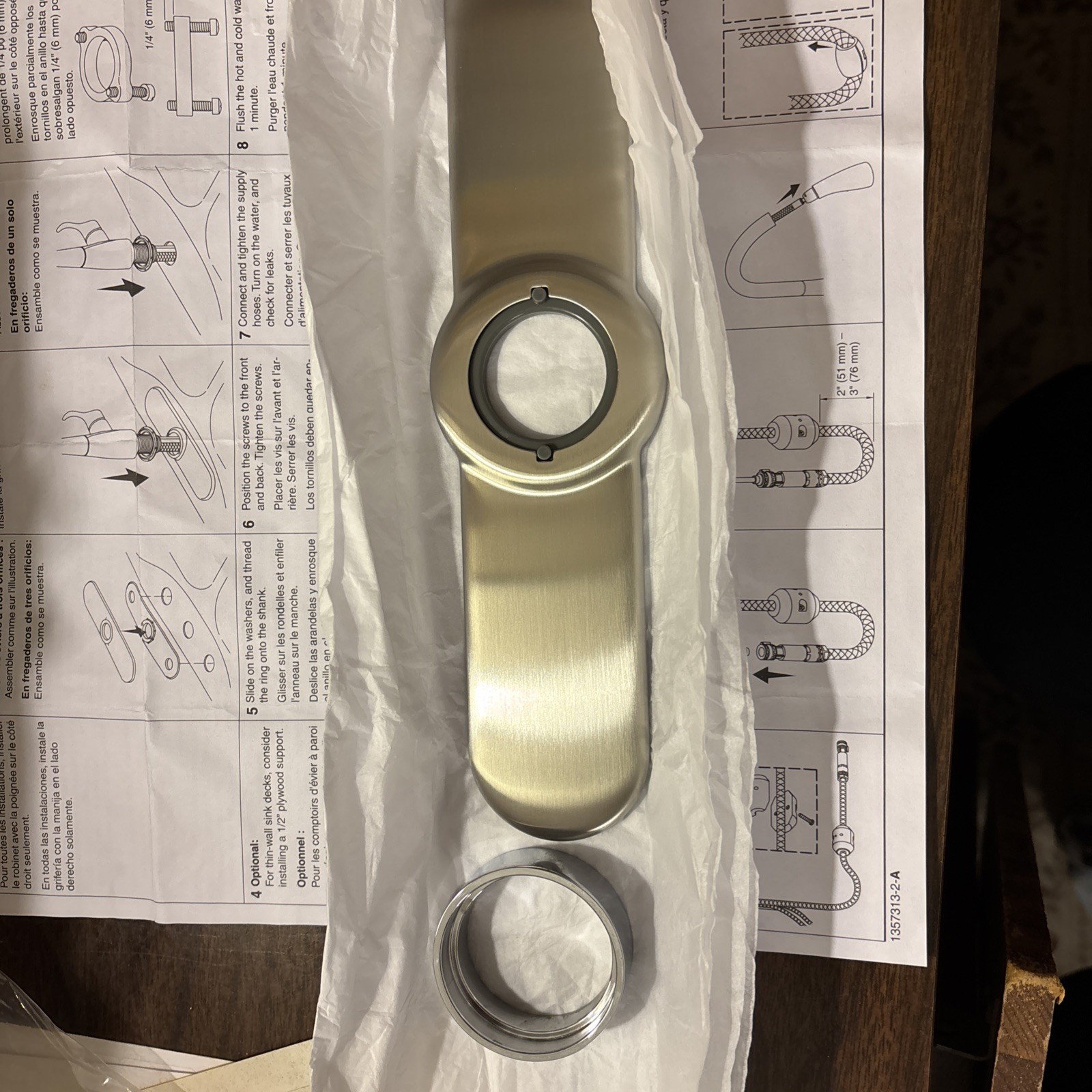Kohler Sink Hole Cover from 3 holes to one