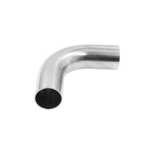 90 Degree Exhaust Tube, 304 Stainless Steel Exhaust Pipe,Polished Mandrel Bend