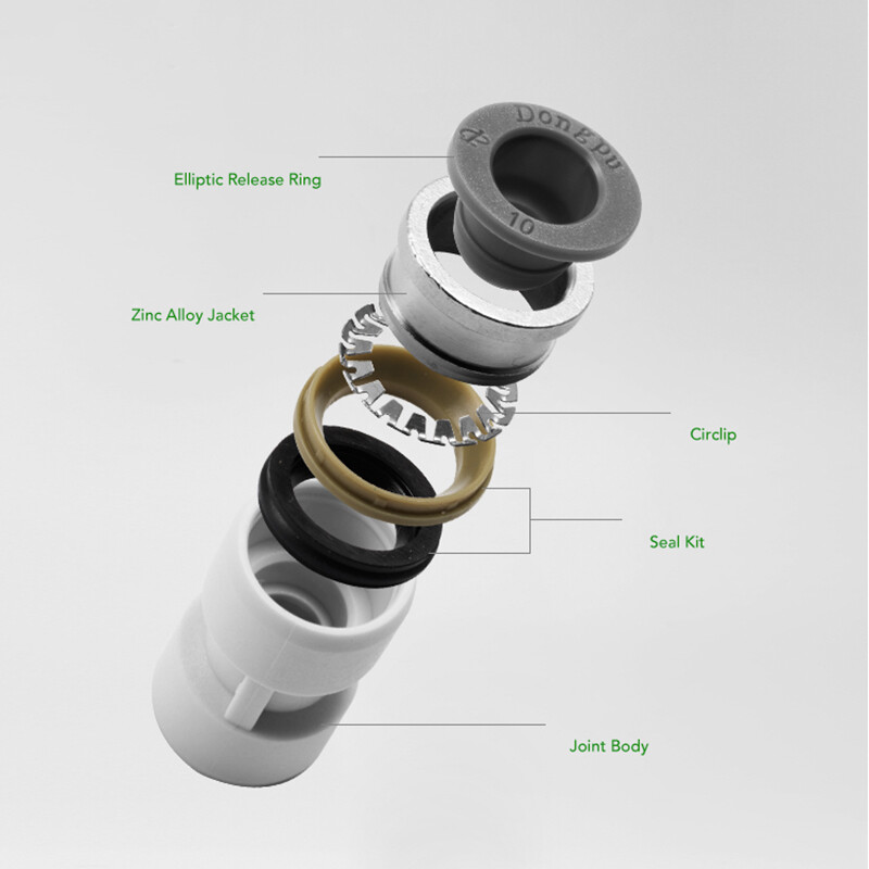 LSA Flow Regulator Valve Pneumatic Push-In Fitting Air Water Pipe 4/6/8/10/12mm