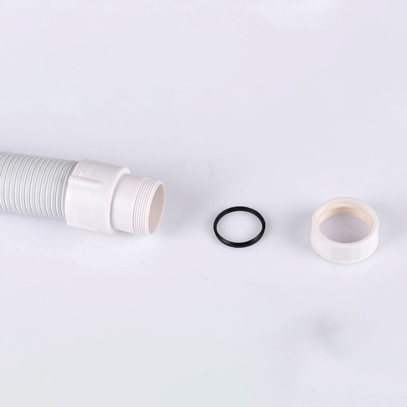 Kitchen Flexible Waste Trap Drainage Pipe Connector Bathroom Basin Shower Pipe