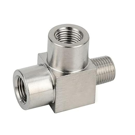 Metalwork 304 Stainless 1/8″ NPT Male x 1/8″ NPT Female x 1/8″ NPT Female 1 Pc
