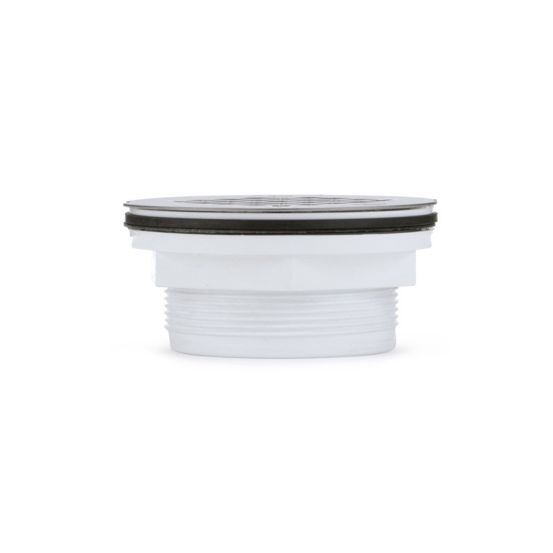 Oatey 42080 Shower Drain 2″ Brass Snap-In Strainer 4-1/4″ Round