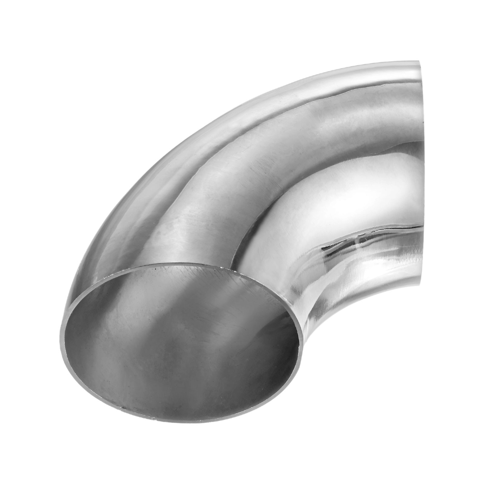 OD 2.5 Inch 90 Degree Mandrel Bend Elbow, Thicken 1.5 mm Height 95 mm