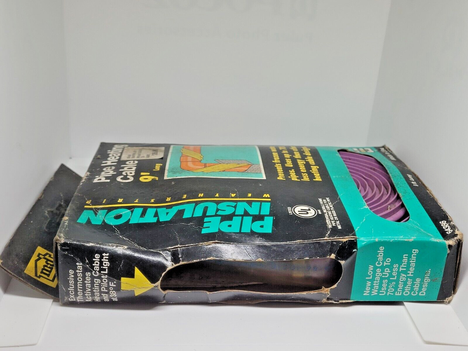 md 64386 Electric Pipe Heating Cable 9′ – NEW OLD STOCK Made In USA BB13-803