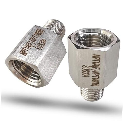 Reducer Adapter Fitting, 1/4″ NPT Female x 1/8″ NPT 1/4″ Female x 1/8″ Male