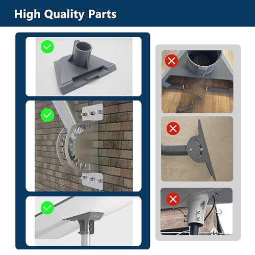 Starlink Standard Pivot Mount Gen 3 4/4X V4 Stainless Steel with Pipe Adapter