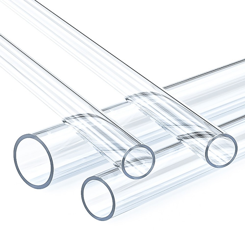 20-110mm Clear PVC Pipe Round Tube Highly Transparent Tubing 10cm 15cm 20cm 50cm