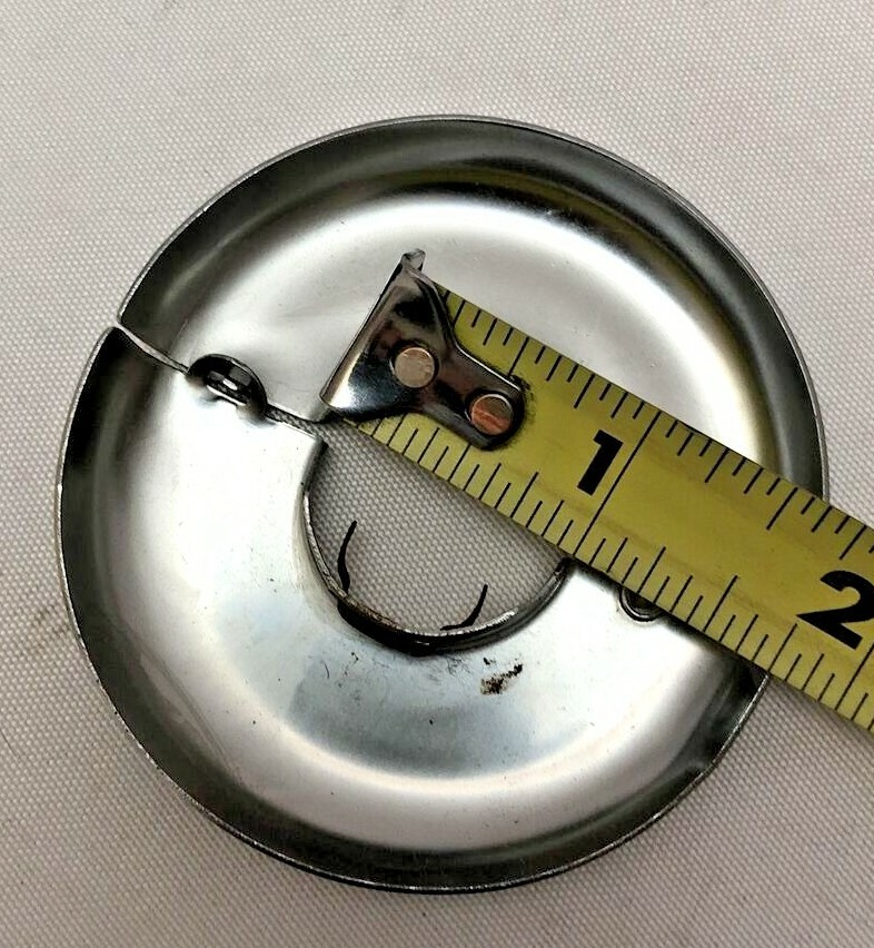 LOT OF 5 1” IPS Pipe Escutcheon Split (Chrome) Pipes