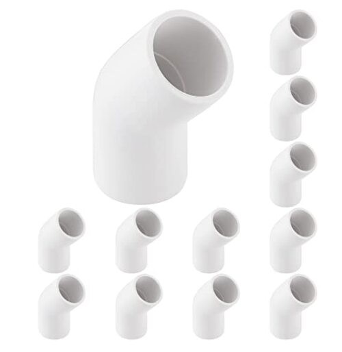 3/4″ PVC Pipe Fittings, 135 Degree PVC Elbows, 3/4 Inch 2-Way 45 Degree