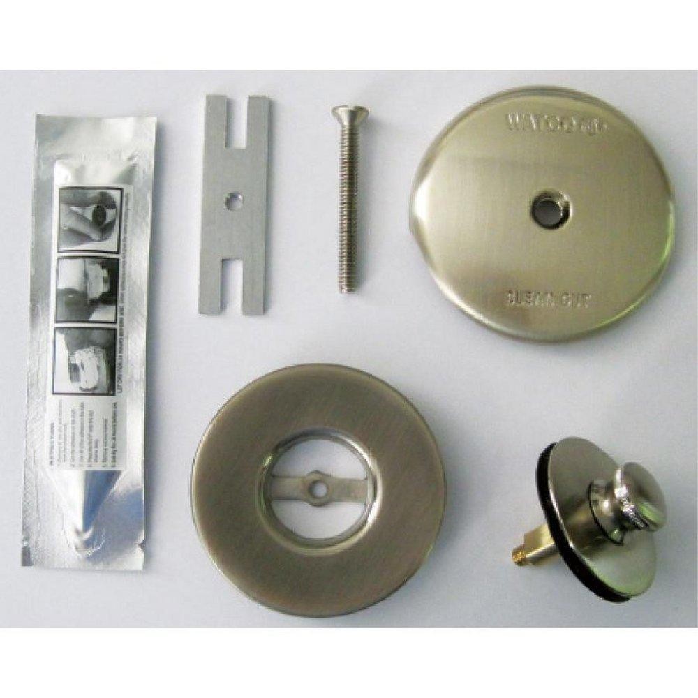 Watco 48400-BN 2.87″ OD Brass Lift & Turn Trim Kit with Strainer