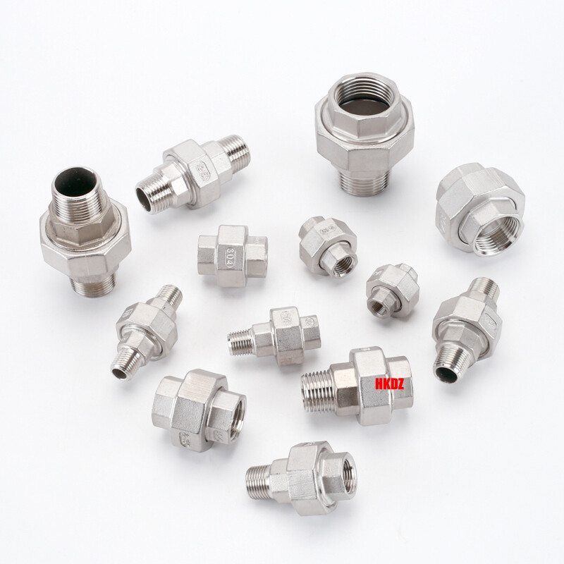 BSP Male/Female Stainless Steel 304 Reducing Adaptors Straight Nipples Fittings