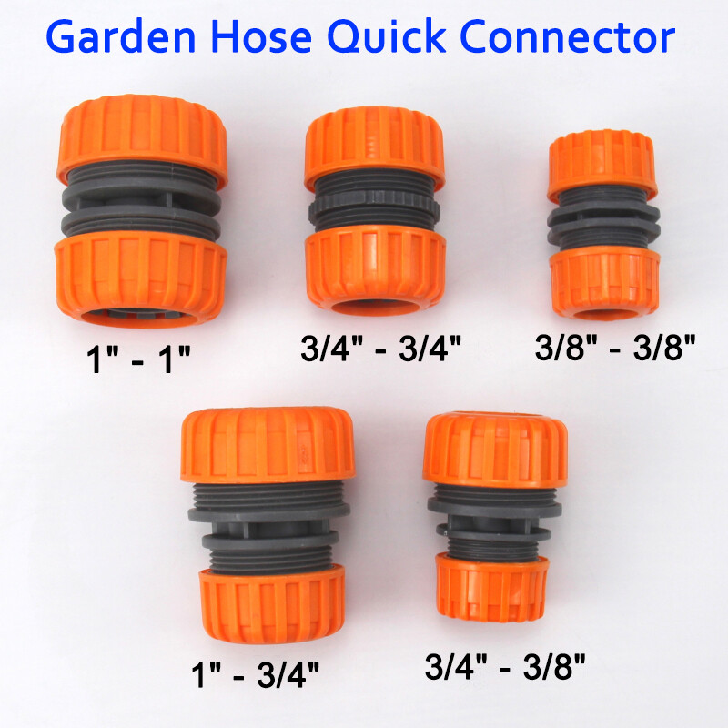 1” 3/4″ 3/8″ Hose Pipe Quick Connector Garden Attachment Water Tap Adaptor