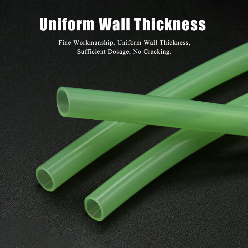 Bright Green Silicone Tube Food Grade Beer Milk Hose Pipe Soft Rubber 2mm-6mm