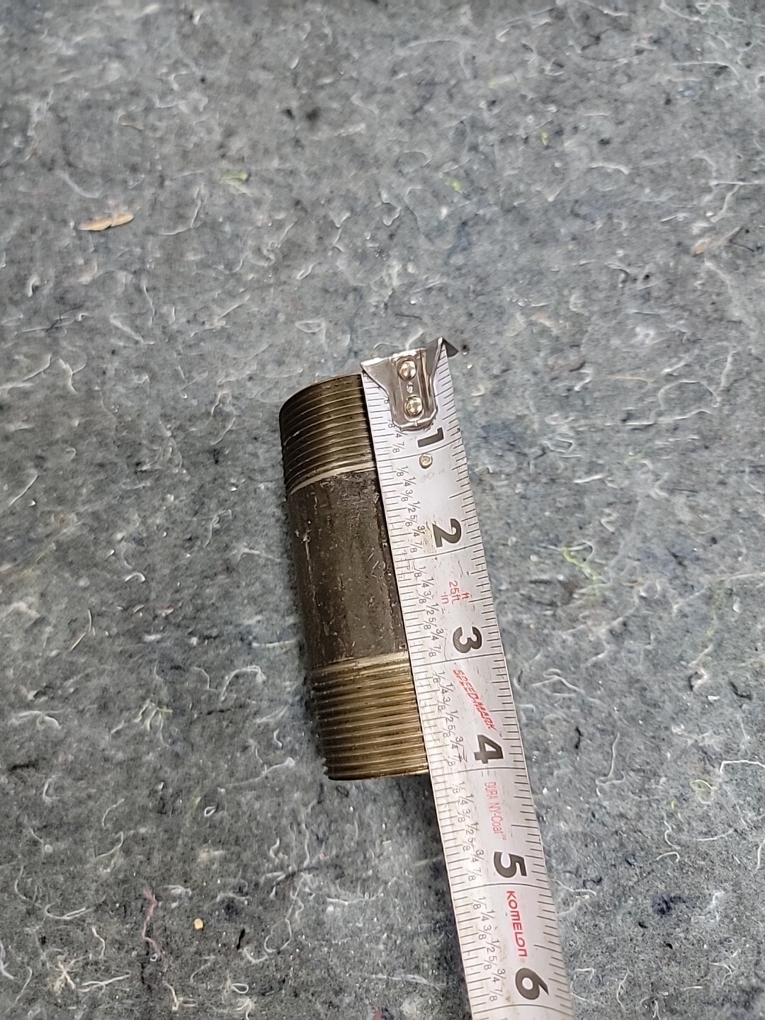 WARD 1-1/2″ X 4″ Black Pipe Nipple Sch 40