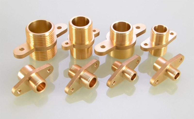 BSP Female/Male Thread Flange Fixed Type Brass Pipe Fittings Connector Adapter