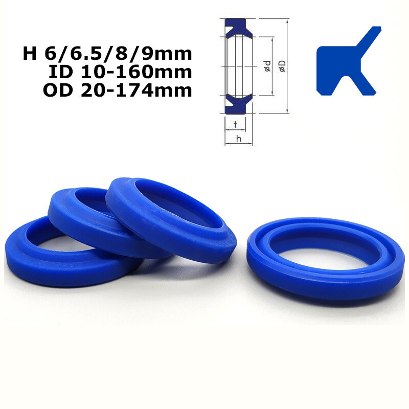 U-Cup DHS/DH Dustproof Oil Seal For Hydraulic Cylinder Rod Piston Jack PU