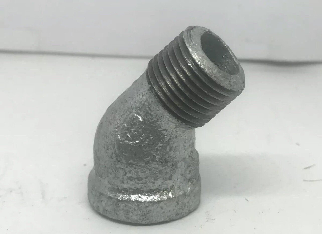 1/2″ Galvanized 45 Degree Street Elbow