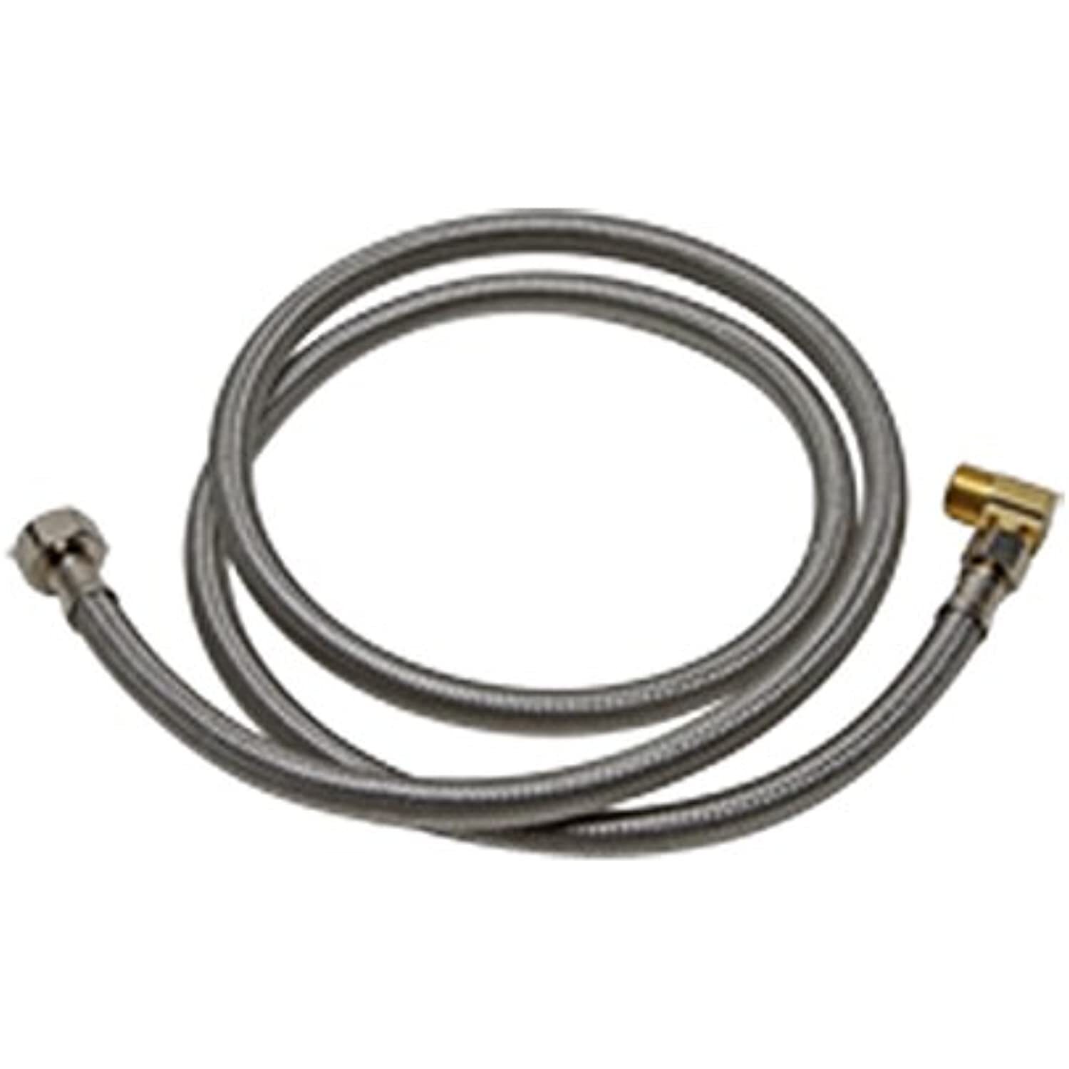 Fluidmaster 6W72K Dishwasher 72″ Water Supply Connector with Brass Elbows
