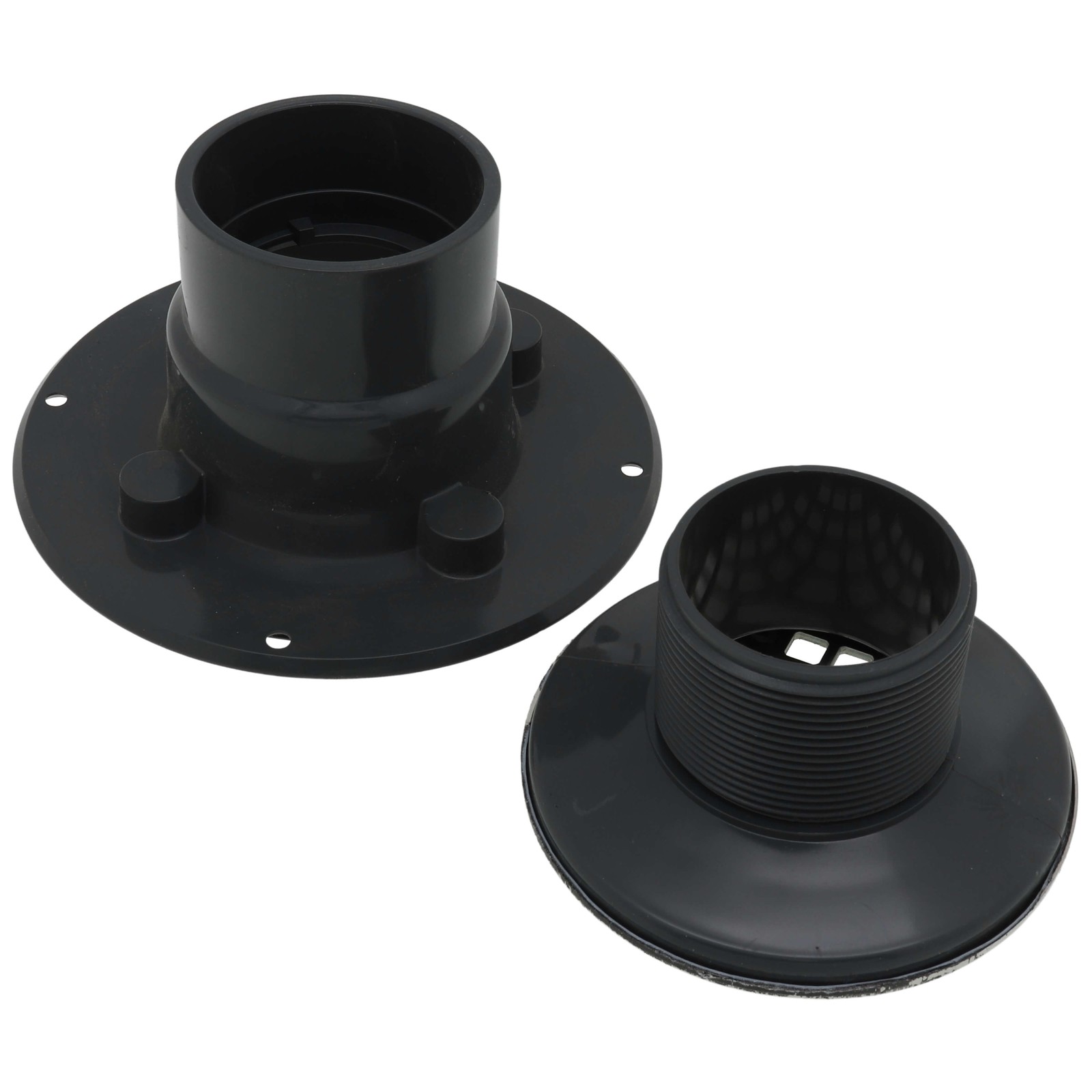 Oatey 42263 2″ PVC Round Low Profile Drain SS Strainer & Ring