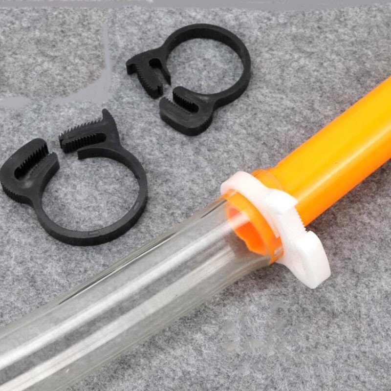 7.6mm to 56.5mm Plastic Clip Snap Ratchet Hose Pipe Clamp Fittings Tube Fastener