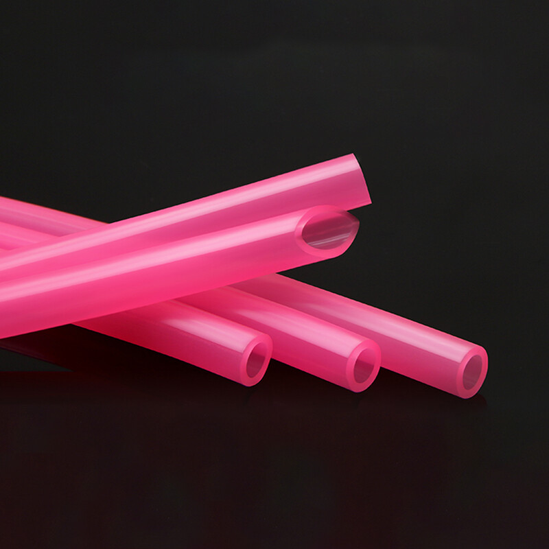Pink Silicone Tube Food Grade Beer Milk Flexible Hose Pipe Soft Rubber 2mm-6mm