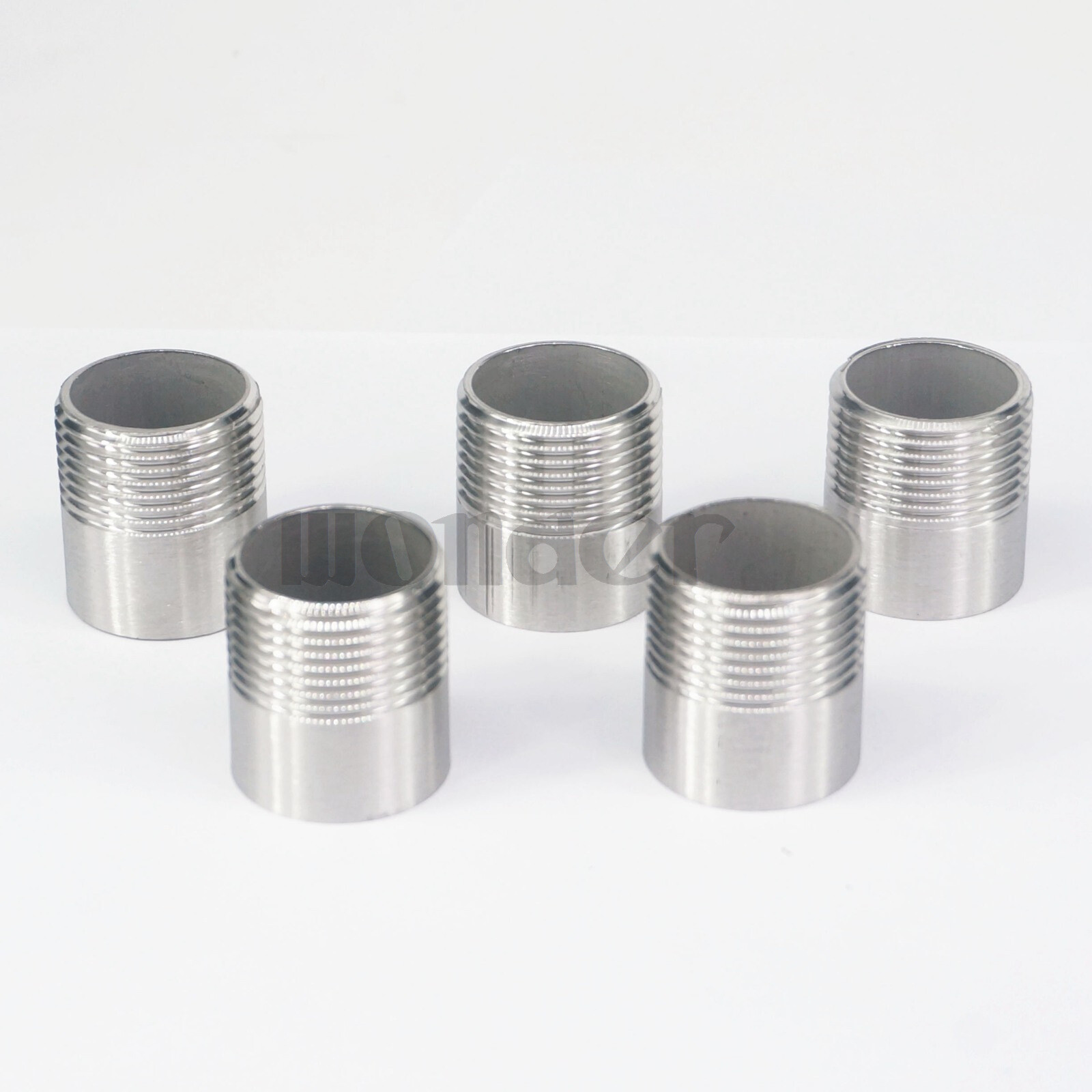 LOT 5 3/4″ BSP Female 304 Stainless Pipe Fitting Weld Nipple Connector water
