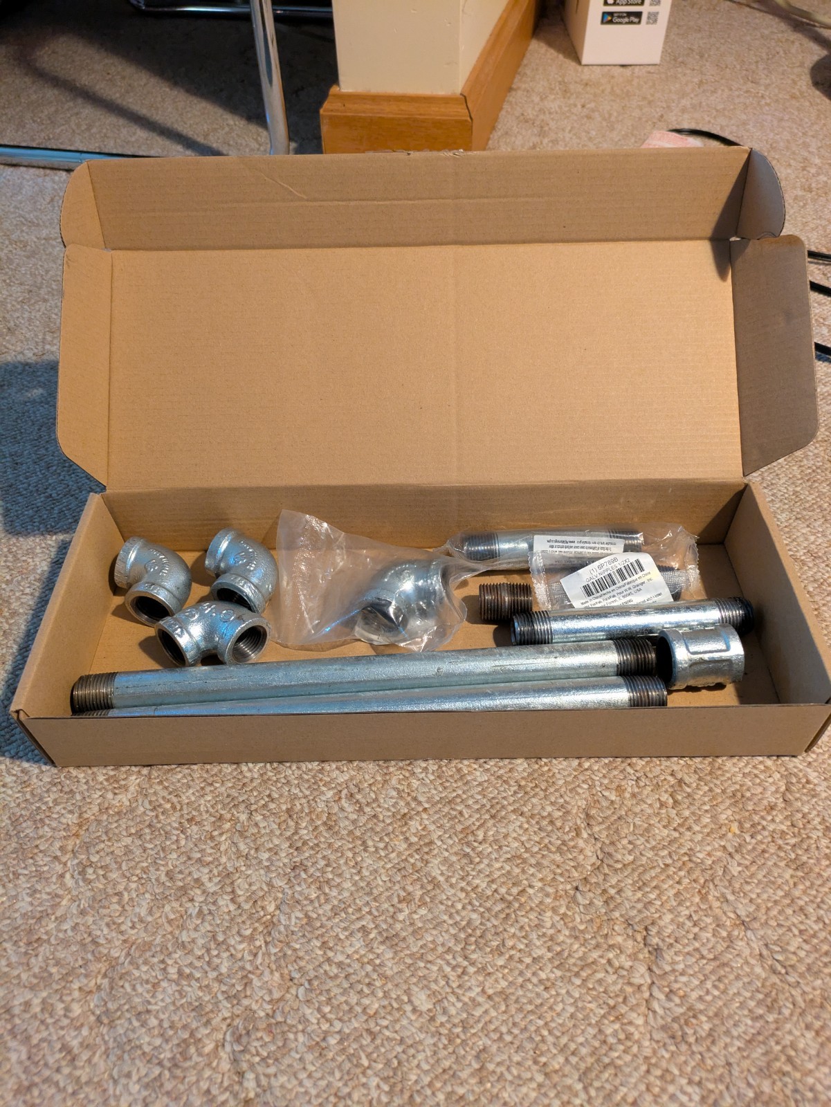 SCH40 1/2″ Galvanized Steel Pipe Fittings Misc Lot