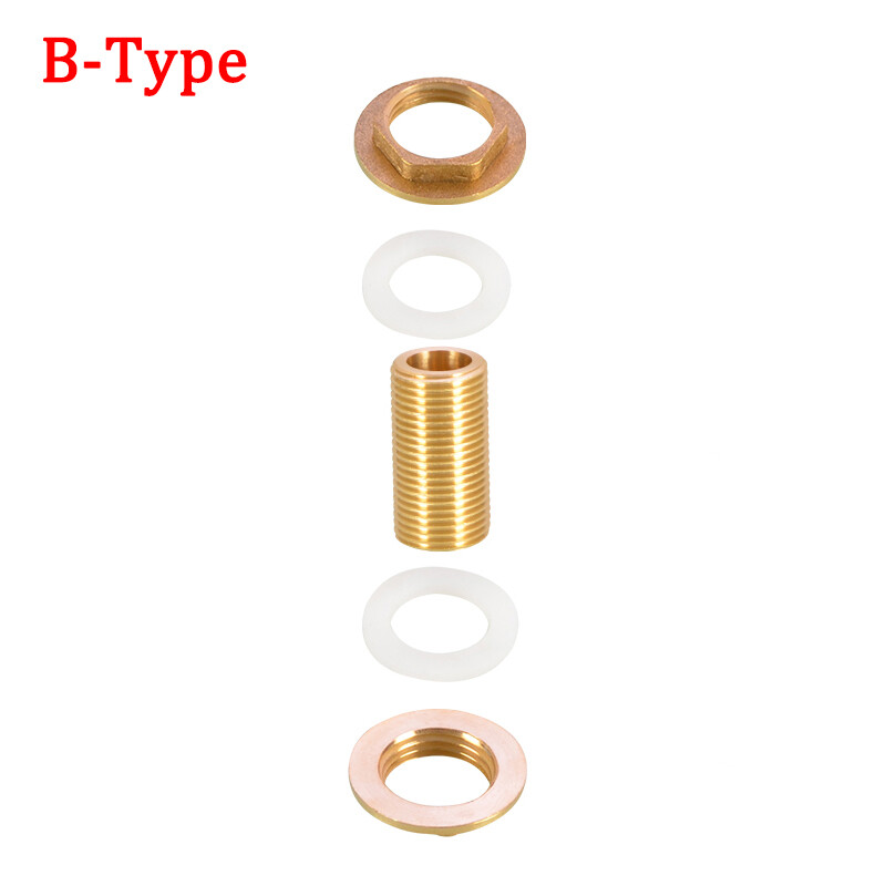 1/2″ BSP Brass Male Thread Water Tank Connector Water Tower Joint L: 30mm-120mm