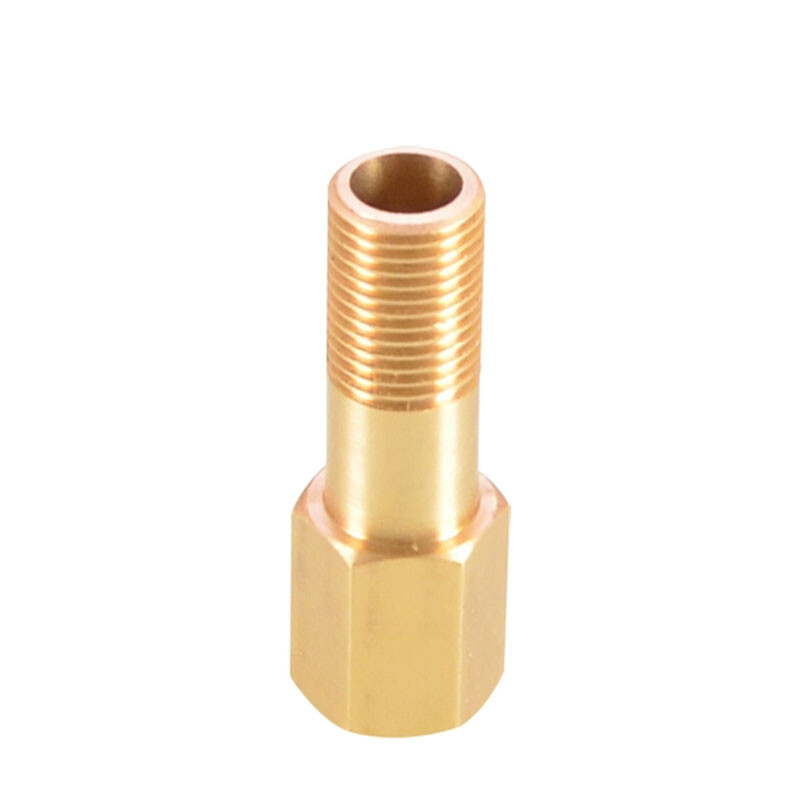 BSP 1/8″ 1/4″ 3/8″ Male to Female Brass Tap Thread Extension Connectors Adapters
