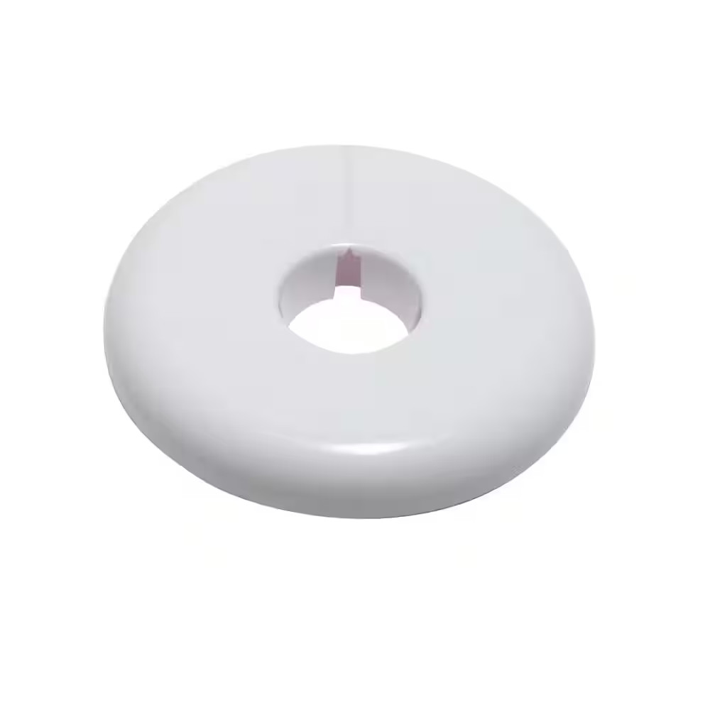 1/2 In. X 2.5 In. NOM CTS Plastic White Floor and Ceiling Plate (20-Pack)